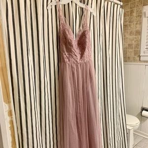David’s bridal bridesmaid dress